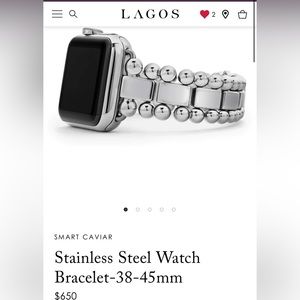 Lagos smart watch bracelet